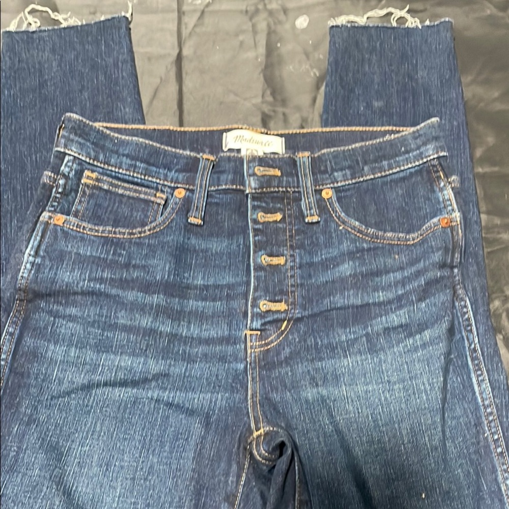 Madewell Blue High-Waisted Jeans